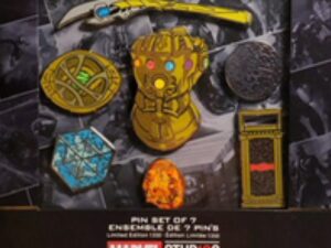 Disney Store Marvel Studios 10th Anniversary Infinity Stone Saga LE 1350 Pin Set