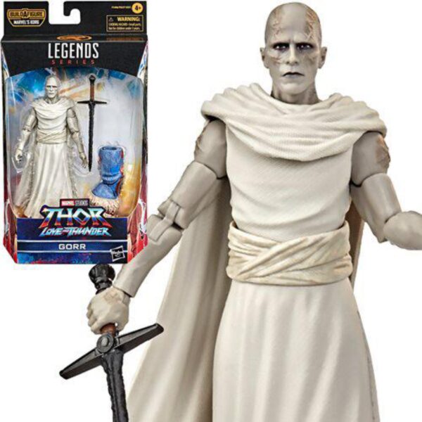 Marvel Legends Series Thor: Love and Thunder Gorr Action Figure 6-Inch Collectible Toy, 3 Accessories, 1 Build-A-Figure Part