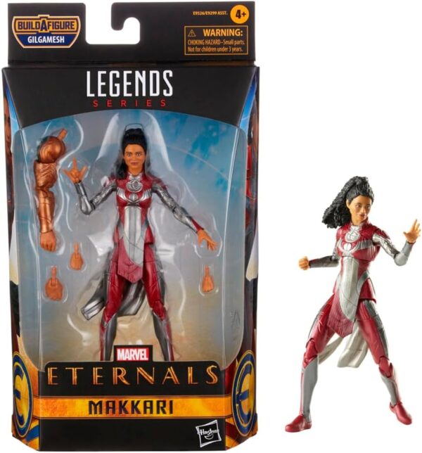 Marvel Legends Series The Eternals 6-Inch Makkari Action Figure Toy, Movie-Inspired Design, Includes 2 Accessories