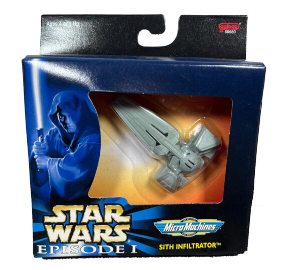 Star Wars Micro Machines Episode I SITH INFILTRATOR Ship 1999 Galoob