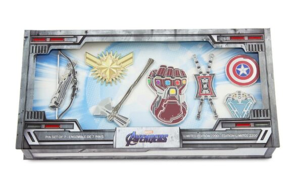 2019 Disney Marvel Avengers: Endgame Pin set of 7 Limited Edition Of 2200