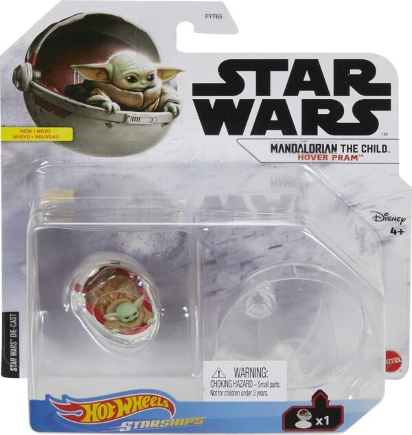 Hot Wheels Star Wars Starships Inspired by “The Mandalorian” with Flight Stand for Display