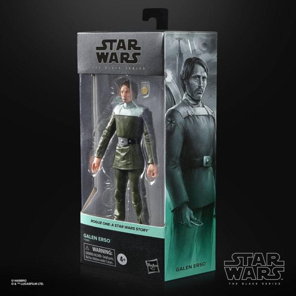 Hasbro, Black Series Rogue One Galen ERSO Star Wars Figure, Multi-Colour